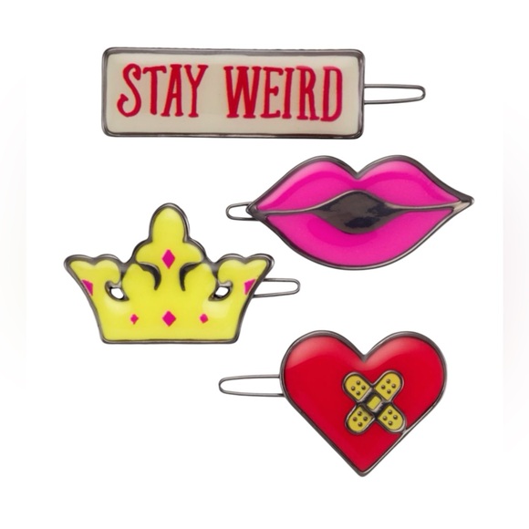 Charm It! x Disney Cruella 4 Piece Barrette Set - Picture 8 of 8